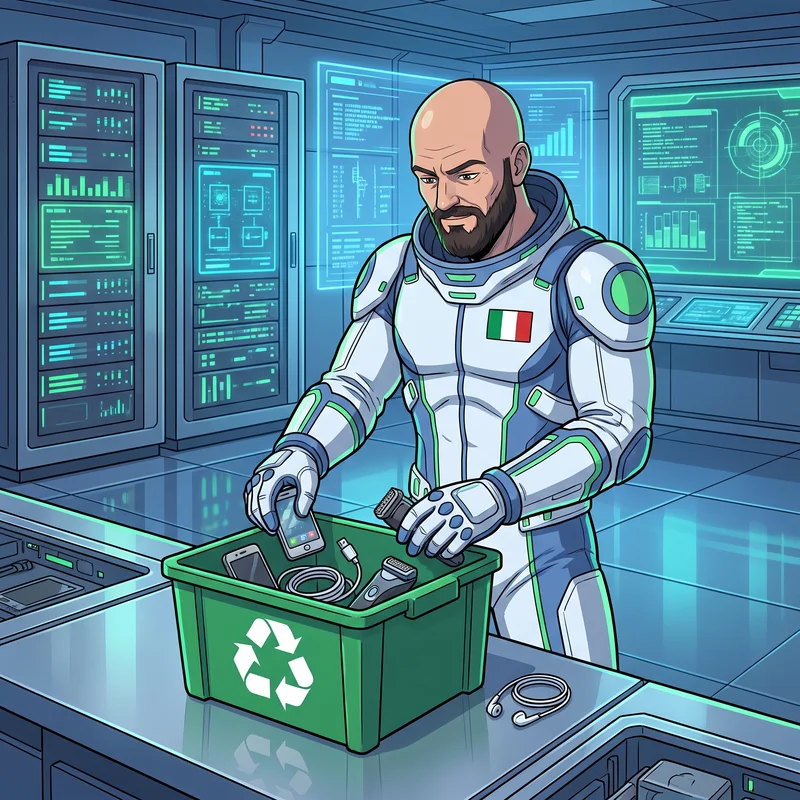 Welt der Gebrauchtgeräte: Italien sammelt nur 17 % des kleinen Elektroschrotts